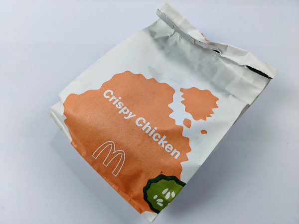 Mcdonald's crispy chicken sandwich package