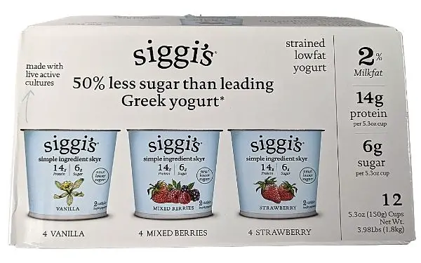 Siggis yogurt front label box- Banh Mi Fresh