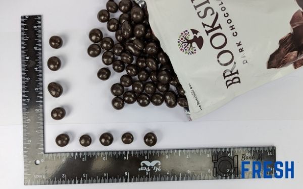 Brookside dark chocolate strawberry & passion fruit measured - BanhMiFresh.com