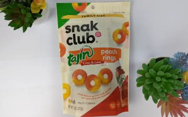 (Front bag) Snak Club Tajin Peach Rings - BanhMiFresh.com