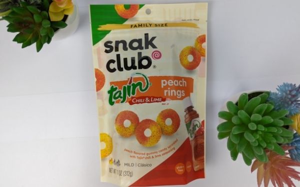 (Front bag) Snak Club Tajin Peach Rings - BanhMiFresh.com