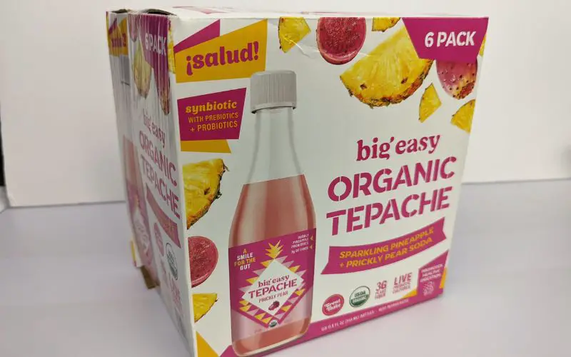 big easy organic tepache pineapple pear soda angle side view - banhmifresh.com