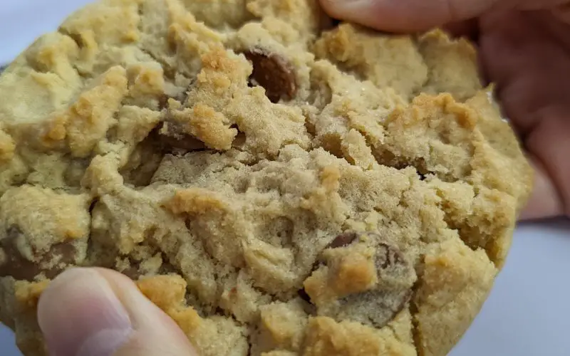 Crumbl cookies milk chocolate chip close up view - banhmifresh.com