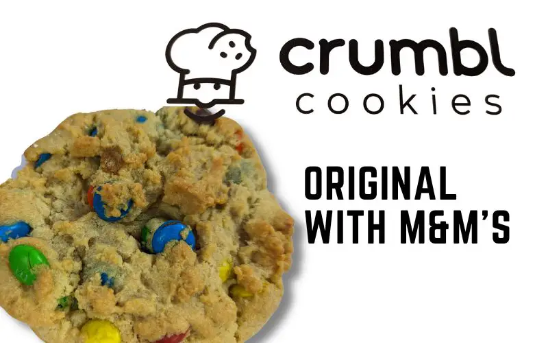 Crumbl cookies original with m&ms featured - banhmifresh.com