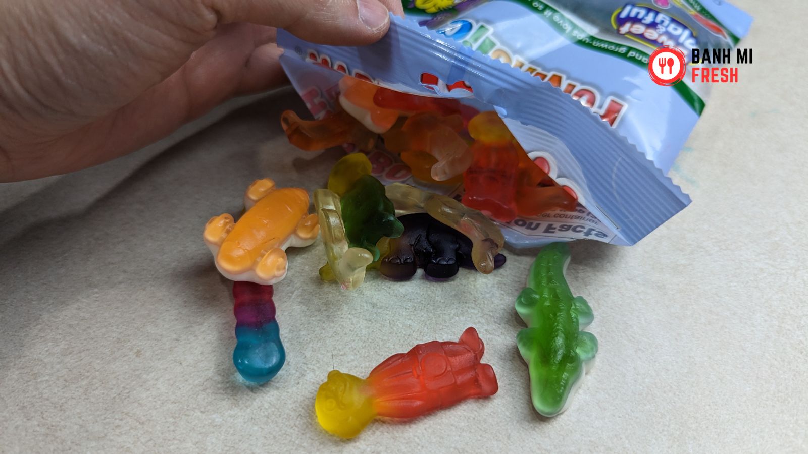 HARIBO funtastic mix poured out of the bag - banhmifresh.com