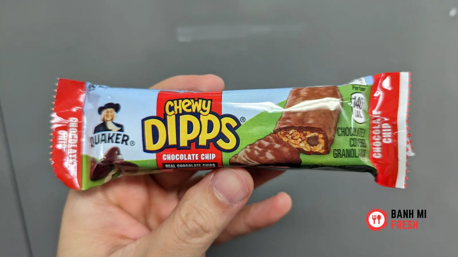 Quaker Chewy Dipps Chocolate Chip in the wrapper - banhmifresh.com